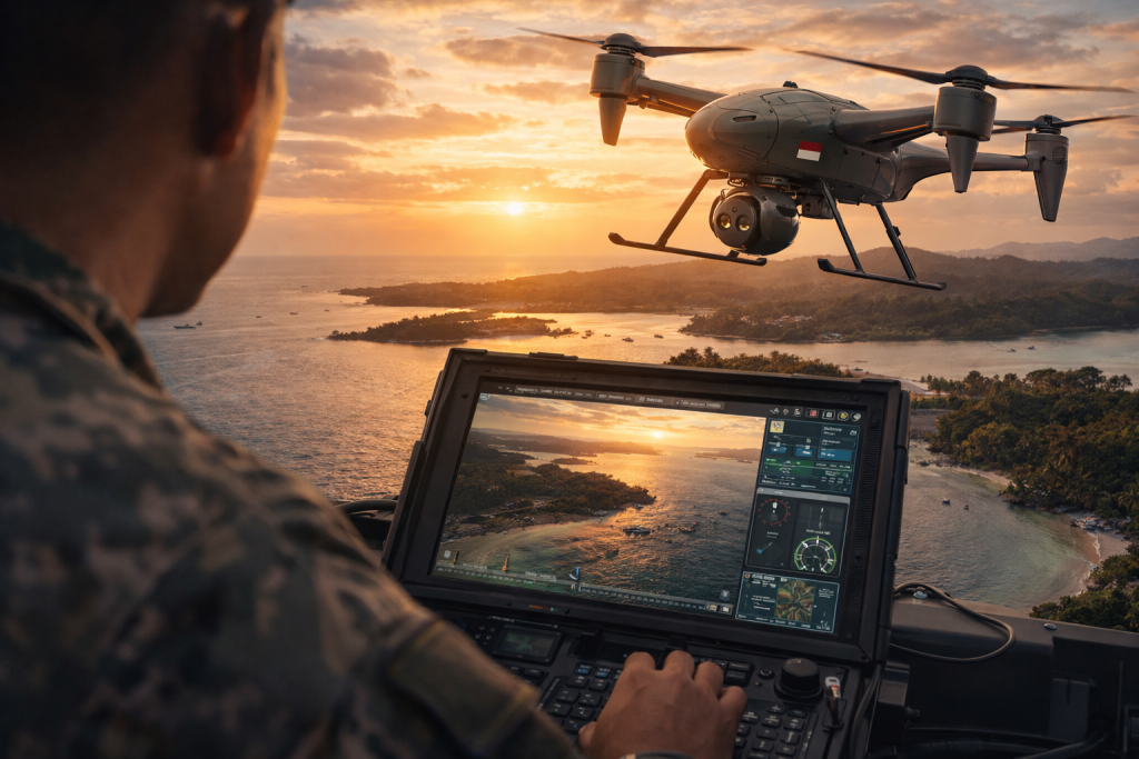 Sistem UAV ISR Len Industri untuk misi pengintaian dan pengawasan pertahanan Indonesia 2026