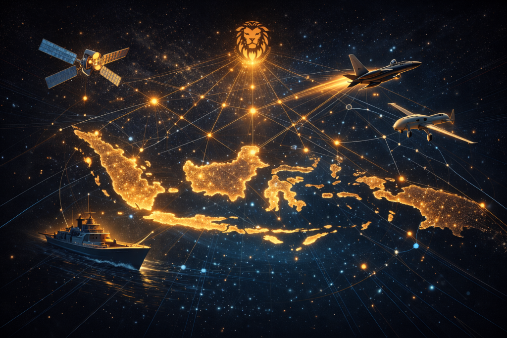 Tabel perbandingan 7 fitur C4ISR Len Industri Pertahanan 2026 lintas matra TNI