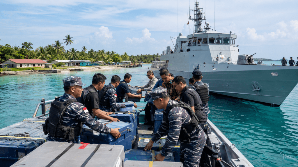 KRI Beladau-643 Berhasil Distribusi Rupiah di Natuna, Teknologi Kapal Perang untuk Kedaulatan