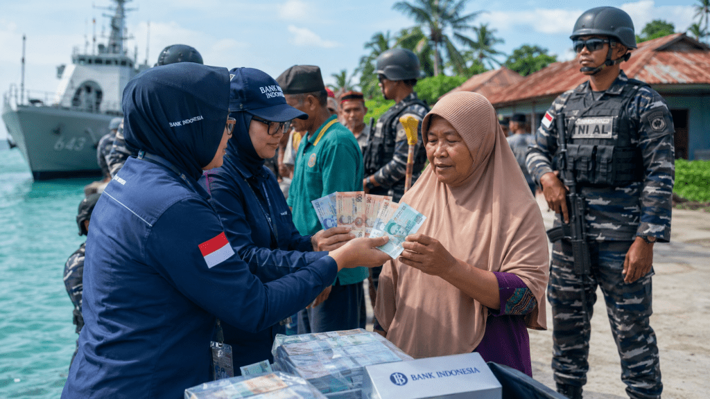 KRI Beladau-643 Berhasil Distribusi Rupiah di Natuna, Teknologi Kapal Perang untuk Kedaulatan